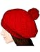 Dahlia Women's Fluffy Twisted Beret Acrylic Knit Beanie Hat