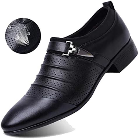 GanQuan2018 Mens Oxfords Slip-on Wingtip Stylish Modern Summer Hollow Hole Shoes