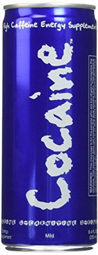 Cocaine Energy Drink Mild Flavor 8.4 oz. Cans - 24 Can Case (Best Drink With Cocaine)