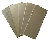 Jewboer Double Sided Diamond Sharpening Stone Polishing Hone Block Whetstone Knife Tool (400/1000 grit)