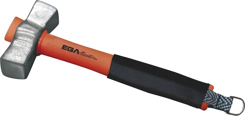 Ega Master AD696637 - Spanish Type Stonning Hammer Fiberglass 1000 Gr. Anti-Drop