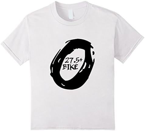 Kids 27.5 plus bike t-shirt 6 White