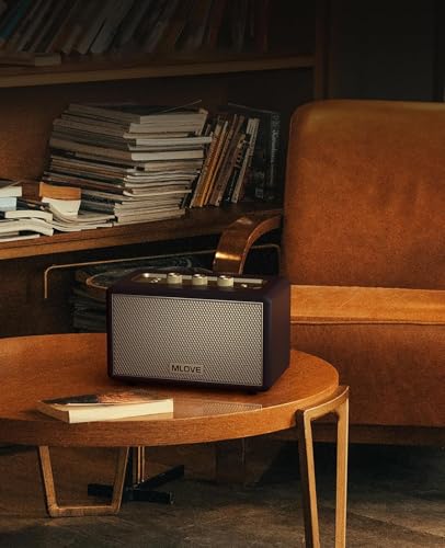 MLOVE A200 Portable Bluetooth Speaker with Aux Input, Micro SD Slot, USB Port, Powerful Subwoofer, TWS Docking, Long Battery and 80W