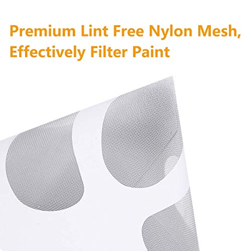 Terberl 100 Pack 100 Micron Paint Cone Paint Strainers, 100 Micron Paint Filter with Fine Nylon Mesh - Automotive, Spray Guns, Arts & Crafts, Hobby & Painting Projects