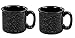 Santa Fe Campfire Coffee & Tea Mug Perfect For Camping or Home , Black 15oz (Pack of 2)
