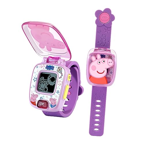 - Peppa Pig Juguete Reloj, 3 a 6 años, Color Morado, único (80-526022)