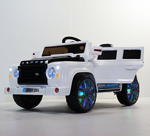 KIDS-CAR power wheels LAND ROVER JEEP STYLE . With Parent REMOTE Control. 12V BATTERY Operated. ELECTRIC power cars- Ride on Toys. MP3. Childrens cars 3 to 7 years. Ride on car Girls and Boys.