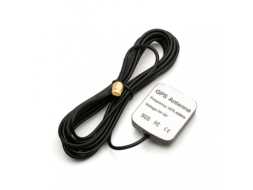 TREADALT-TEC GPS Antenna, Vehicle Waterproof, Magnetic Antenna, SMA Male Connector, Real Time Tracking, 1575.42±1MHz, CF±5MHz, 28±2dB Gain