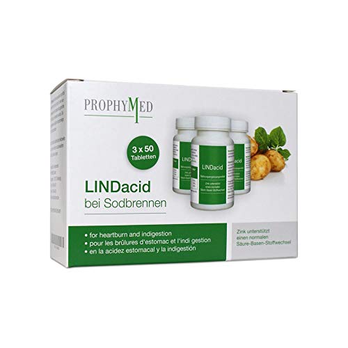 LINDacid Tablets 150 pc. (3 Packs of 50 Tablets Made of Pressed Potato Juice)