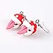 Handmade Polymer Clay Cute Piranha Plant Earrings For Women Girls Kids 3D Mario Dangle Earrings (Chomper Dangle)