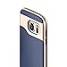 Caseology Wavelength for Galaxy S6 Case (2015) - Stylish Grip Design - Navy Blue