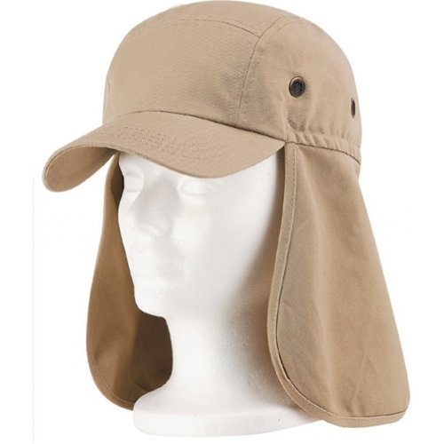 Ear Flap Cotton Twill Hat with adjustable back