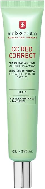 Erborian CC Red Correct Anti Redness Tinted Cream SPF 30 40ml Green Shade