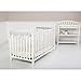 Trend Lab Waterproof CribWrap Rail Cover - for Narrow Side Crib Rails Made to Fit Rails up to 8