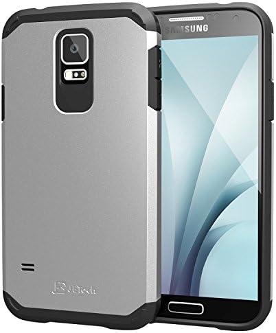 S5 Case, JETech Slim Ultra Fit Super Protective Case for Samsung Galaxy S5 (Silver)
