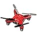 Contixo Mini Pocket Drone 4CH 6 Axis Gyro RC Micro Quadcopter with 3D Flip, Intelligent Fixed Altitude (Hover Mode) (Red)