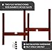 Mid Century Modern Plant Stand, Tall Bamboo Plant Stand Indoor -Stylish Modern Plant Holder with Soft Feet -Eco-Friendly, Solid, Elegant, Wooden Mid Century Plant Stand 10