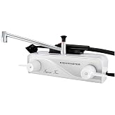 Dishmaster M76WE Imperial Four Kitchen Faucet, White | Handheld Dishwasher, Two Appliances in One. Best Authentic Mid Century Modern Kitchen Faucet.