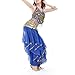 BellyLady Tribal Belly Dance Halter Banadge Bra Top with Pad-NavyBlue