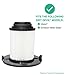 Crucial Vacuum Pre-Filter Replacement - Compatible with Dirt Devil Part # 1JW1100000 & 2JW1000000, Dirt Devil F16 HEPA Style Filter & Foam Pre-Filter - Durable, Compact, Washable (4 Pack)