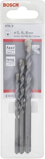 Bosch CYL-3 Set Ø5-6-8 mm Silver/Grey Accessories view 2