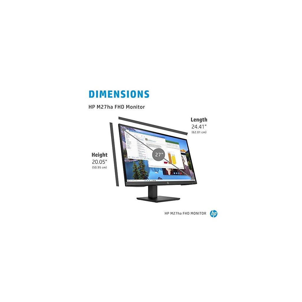 HP M27ha FHD Monitor Full HD Monitor 1920 X 1080p IPS Panel And Built