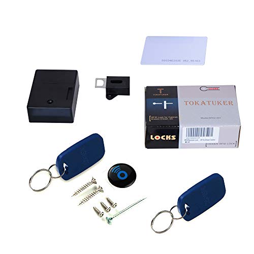 Tokatuker Electronic RFID Locker Lock for Home Office Private Drawer Wardrobe Cabinet Lock