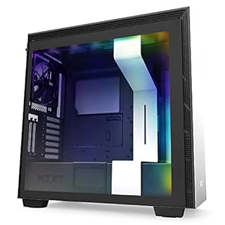 NZXT H710i - ATX Mid Tower PC Gaming Case - Front I/O USB Type-C Port - Quick-Release Tempered Glass Side Panel - Vertical GPU Mount - Integrated RGB Lighting - Water-Cooling Ready - White/Black NZXT H710i - ATX Mid Tower PC Gaming Case - Front I/O USB Type-C Port - Quick-Release Tempered Glass Side Panel - Vertical GPU Mount - Integrated RGB Lighting - Water-Cooling Ready - White/Black