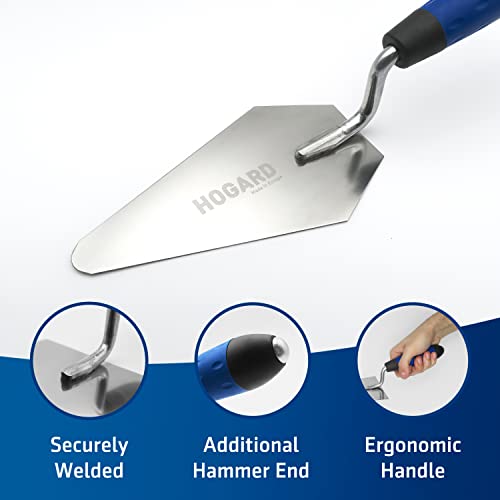 HOGARD 5" Pointing Bricklayer Trowel Premium Stainless Steel, with