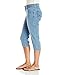 Riders by Lee Indigo Women's Ultra Soft Denim Capri, Sky, 10
