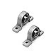 OctagonStar KP08 8mm Bore Inner Ball Mounted Pillow Block Insert Bearing (2pcs)