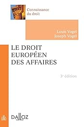 Le  droit européen des affaires
