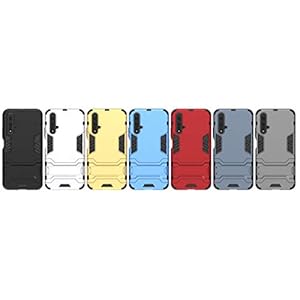 GOBY Cover per Huawei Honor 20 Case Silcona Fondina Ibrida Robusta Armor Bumper TPU Case Magnetica Supporto Smartphone… - immagine 7