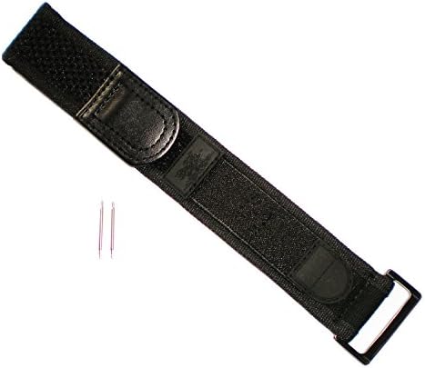 G Luminox BLACK OUT NARROW Watch Band Nylon Velcro Navy Seals 22/23 mm Series 3000/3900/3050/3080