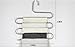 Drhob 1PCS Multi-Purpose Metal Magic Pants Hanger Closet Hangers Space Saver Storage Rack for Hanging Jeans Scarf Tie