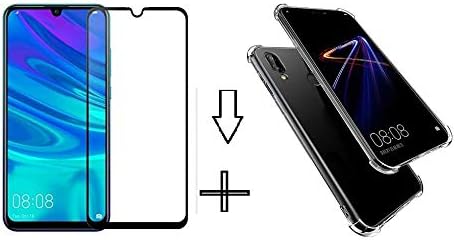 ShopByShop Samsung Galaxy M20 Transparent Back Cover +5D Tempered Glass for Samsung Galaxy M20 (Combo Boom)