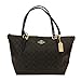 Coach Ava Tote in Signature Brown/Black/Gold F58318