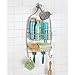 iDesign Raphael Metal Hanging Shower Caddy, Extra Space for Shampoo, Conditioner, and Soap with Hooks for Razors, Towels, Loofahs, and More, 9.5