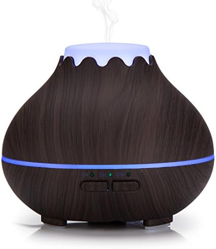 GoLine 150ml Cool Mist Humidifier Ultrasonic Essential Oil Aroma Diffusor, Multicolor Breathing Light, Noise-free Operation, Waterless Auto Shutoff, 1/3 Hour Timer for Office/Home/Yoga.(AD001-DW)