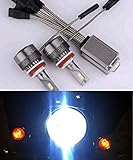 Super Bright Harley Headlight Dual-bulb LED Kit for Street Glide,Road King or CVO With 2 Bulb Headlight