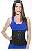 Colombian Latex Deportiva Sports Workout Waist Trainer Cincher with 3 Hook Rows Black M