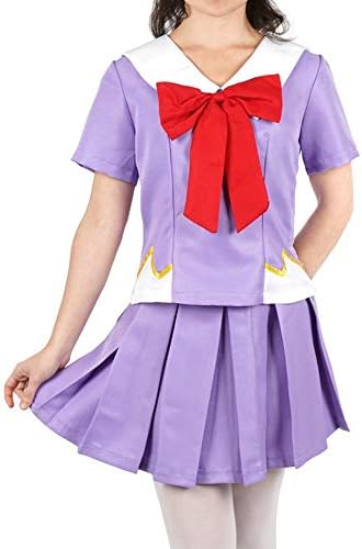 Vokaer Future Diary Gasai Yuno School Uniform Mirai Nikki Cosplay Costume Japanese Girls Sailor Pleated Skirt Outfit