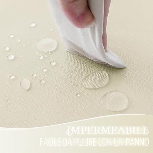 Softalker Round Tablecloth 160 cm Beige Stain Resistant Waterproof with Linen Texture, Elegant and Durable, Tablecloths for 4-6 Seats, Ideal for Outdoors, Gardens, Balconies, Parties, Birthdays, Spring
