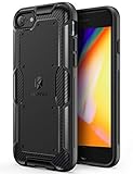 Anker iPhone 8 Case, iPhone 7 Case, KARAPAX Shield Case Soft TPU with Carbon Texture and Good Grip [Support Wireless Charging] [Slim Fit] for Apple 4.7 in iPhone 8 (2017) / iPhone 7(2016) - Black