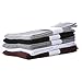 TBA Men's 5-Pack Cotton Business Dress Socks,Mixed color