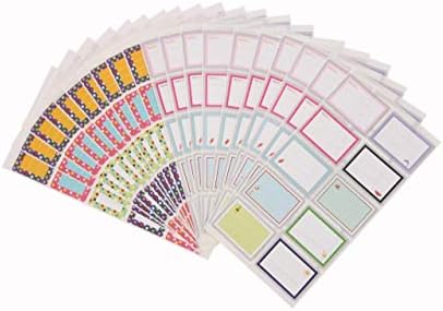 Kids Cute Name Tag Stickers for Clothing, Desk, Classroom Student Label 200 PCS 1.96'' x1.4''