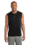 Sport-Tek Men's Sleeveless PosiCharge Competitor Tee L Black