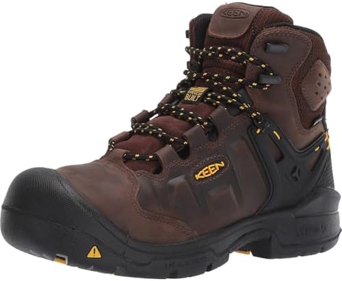 KEEN Utility Mens Work Boots, Bison/Ensign Blue, 13 Wide US NEW KEEN Utility Men main image 2
