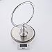 WINCASE Chrome Towel Ring, Bath Hand Towel Holder Crystal, Silver Towel Rack Wall Mounted