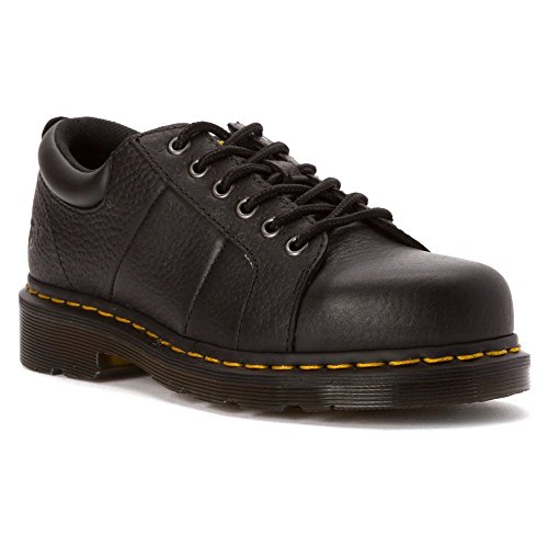 Dr. Martens Women's Mila Steel Toe Shoe, Black